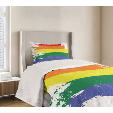 LGBT Flag Line Bedspread Set