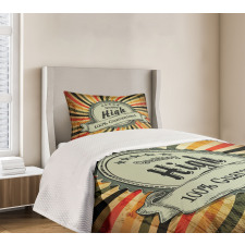 Grunge Lines Bedspread Set