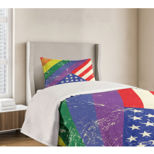 Old Glory LGBT Bedspread Set