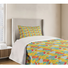 Spring Nature Poppies Bedspread Set