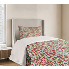 Pomegranate Motifs Bedspread Set