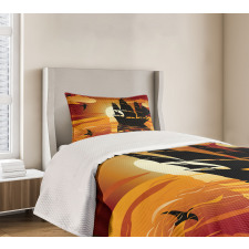 Tranquil Evening Bedspread Set