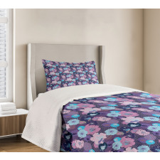 Fantasy Peony Hibiscus Bedspread Set