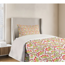 Abstract Bedding Plants Bedspread Set