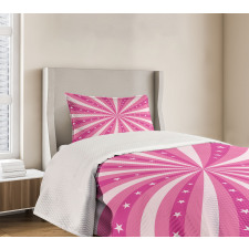 Bursting Stripes Stars Bedspread Set