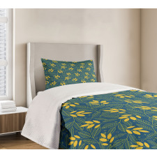 Autumn Leaf Circle Bedspread Set