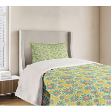 Dotted Flowers Bedspread Set