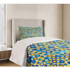 Circular Motifs Bedspread Set