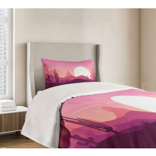 Arizona Desert Cactus Bedspread Set