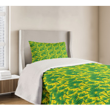 Coconuts on Palm Tree Bedspread Set