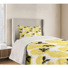 Nature Dandelion Flowers Bedspread Set