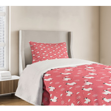 Puffy Lama Bedspread Set