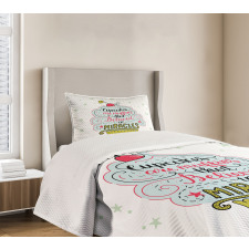 Cupcake Bedspread Set