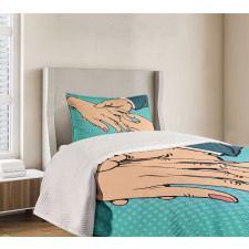 Pop Art Design Bedspread Set