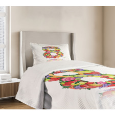 Fruitful 8 Colorful Bedspread Set