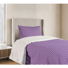 Purple Japanese Wave Bedspread Set