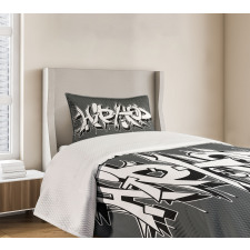 Urban Grafitti Spray Bedspread Set