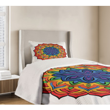 Boho Flowers Bedspread Set