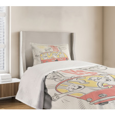 Traveling Animals Bedspread Set