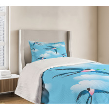 Hirundo Atrocaerulea Bedspread Set