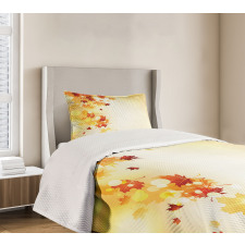 Flying Leaves Season Bedspread Set