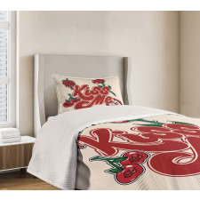 Hand Calligraphy Design Bedspread Set