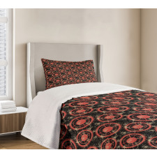 Grungy Geometric Bedspread Set