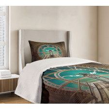 Fantasy Clock Tower Bedspread Set