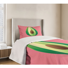 Fresh Healthy Avocado Bedspread Set