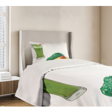 Diet Avocado Juice Bedspread Set