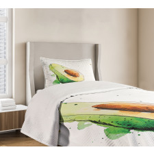 Simplistic Doodle Art Bedspread Set