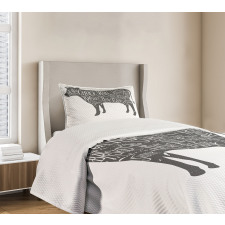 Hand-Drawn Butcher Cuts Bedspread Set