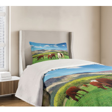 Cow Nature Composition Bedspread Set