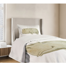 Watercolor Style Baby Bedspread Set