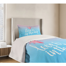 Love is in Air Romantic Bedspread Set