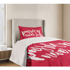 Passion Never Fails Messy Bedspread Set