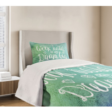 Work Hard Dream Big Bedspread Set