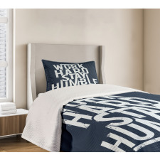 Work Hard Stay Humble Bedspread Set