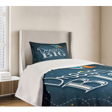 Dream Big Galaxy Space Bedspread Set