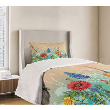 Flourishing Nature Bugs Bedspread Set