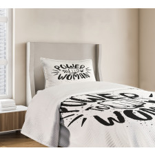 Power Woman Fist Shape Bedspread Set