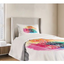 Colorful Dust Clouds Bedspread Set