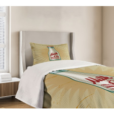 Retro Milk Bottle Bedspread Set