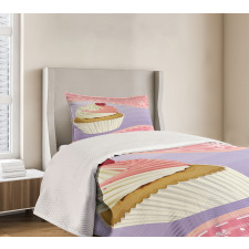 Yummy Pastry Floral Bedspread Set