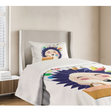 School Boy Animal Bedspread Set