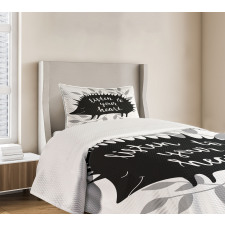 Silhouettes of Porcupine Bedspread Set