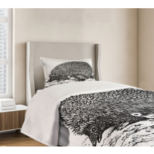 European Hedgehog Bedspread Set