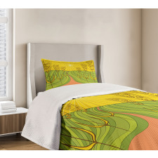 Farmland Agriculture Bedspread Set