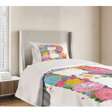 Romantic ABC Sign Bedspread Set