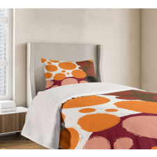 Ink Splashed Backdrop Bedspread Set